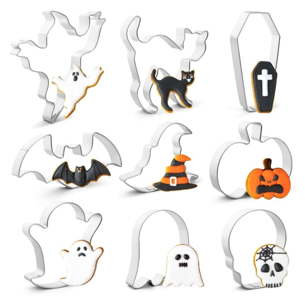 Halloween Stainless Steel Cookie Cutters - original image 1