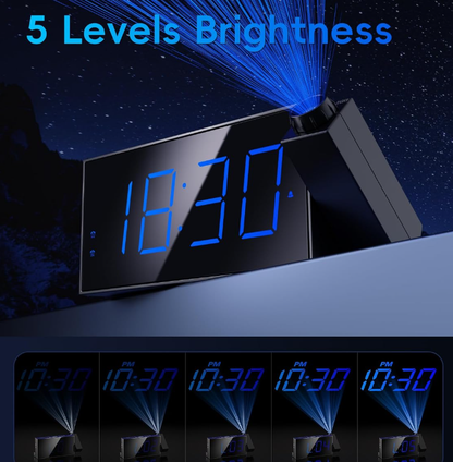 Digital Projection Alarm Clock