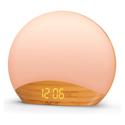 Wood Grain sunrise alarm clock