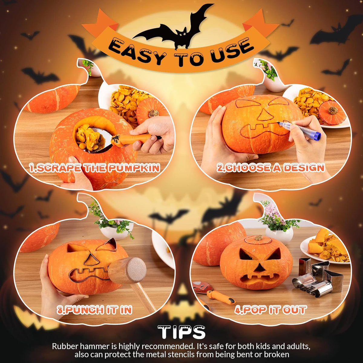 CHRYZTAL Pumpkin Carving Tool Kit - original image 10
